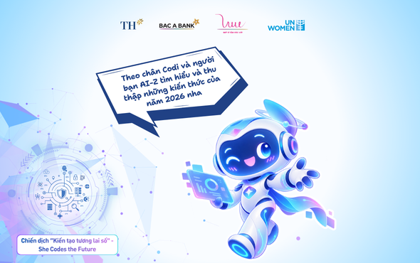 Gặp gỡ Codi: Chú robot đến từ năm 2126 trong chiến dịch “Kiến tạo tương lai số - She Codes The Future”